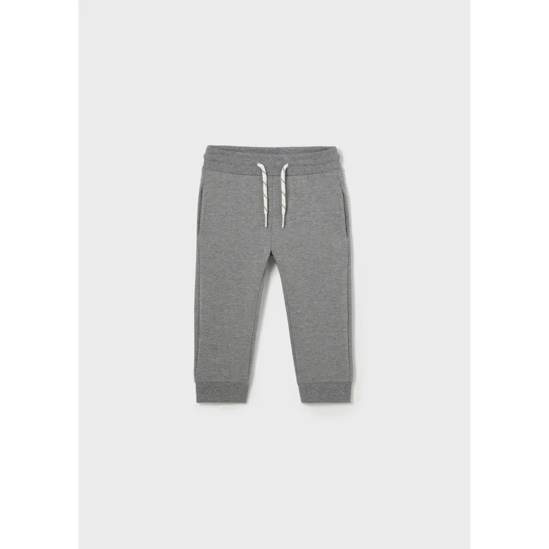 GREY FLEECE PANT CUFFED / 704-042