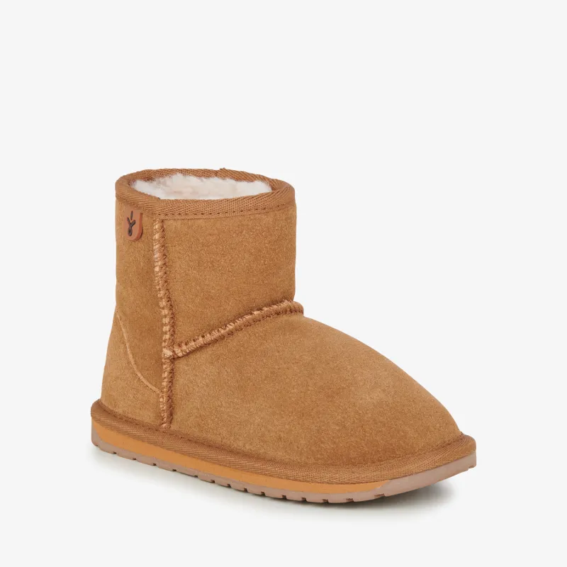CHESTNUT SHEEPSKIN BOOT WALLABY / K10103