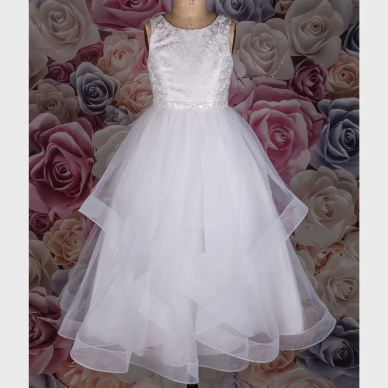 GOWN 1988H LACE & TULLE H / B SL