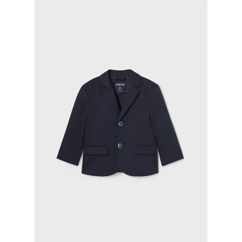 LINEN JACKET BLAZER NAVY / 1444-054