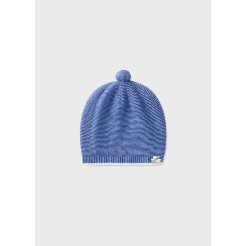 KNIT HAT BLUE / 9599-037