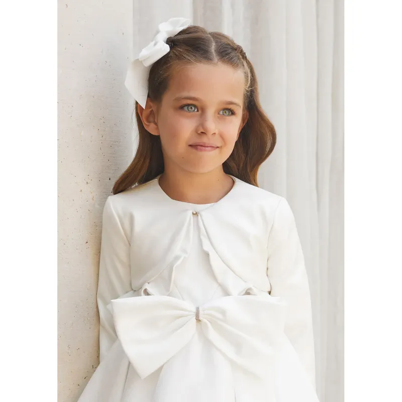 JACKET CREAM PEARLY FLOUNCE EDGE TRIM / 5368-065