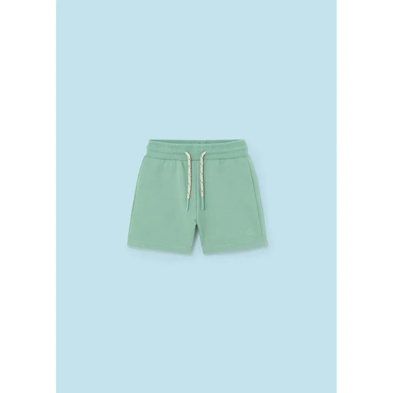 FLEECE SHORTS GREEN BASIC / 621-064