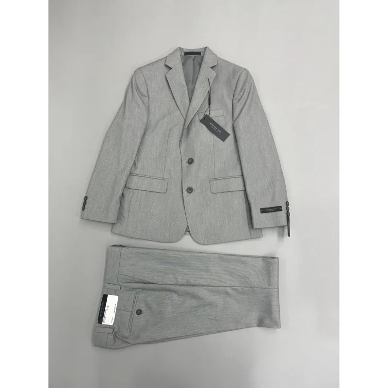 FORMAL SUIT LIGHT GREY HUSKY FIT STRETCH / HCRL2MAWH707