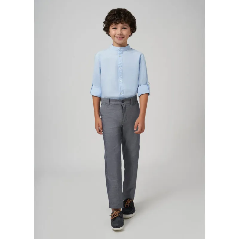 SUITING PANT NAVY MIX / 6512-023