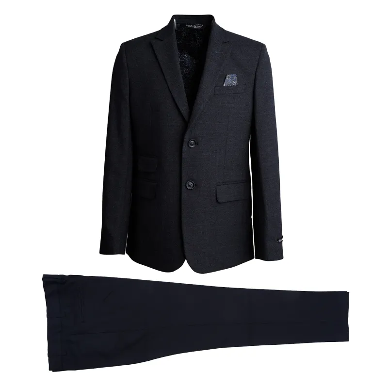 SUIT NAVY CRUSH SLIM FIT PANT PAISLEY LINING / 5404-5408