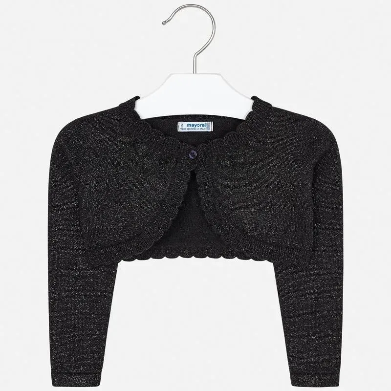 BOLERO CARDIGAN BLACK SPARK