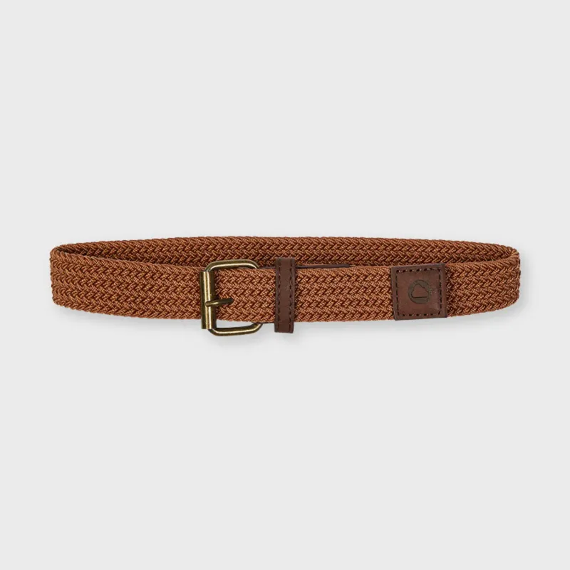 BRAIDED BELT COGNAC ELASTIC / 10073