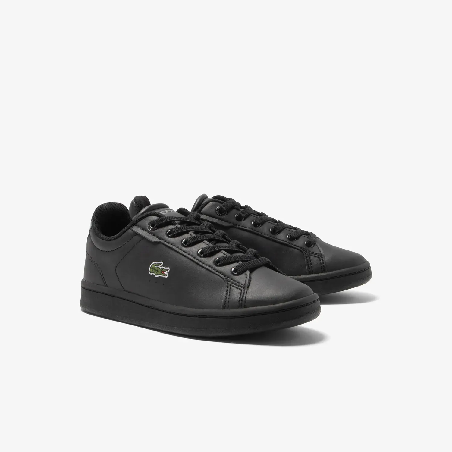 SHOE BLACK LACOSTE CARNABY PRO WITH LACES ALIGATOR EMBLEM / 746SUI0006-02H