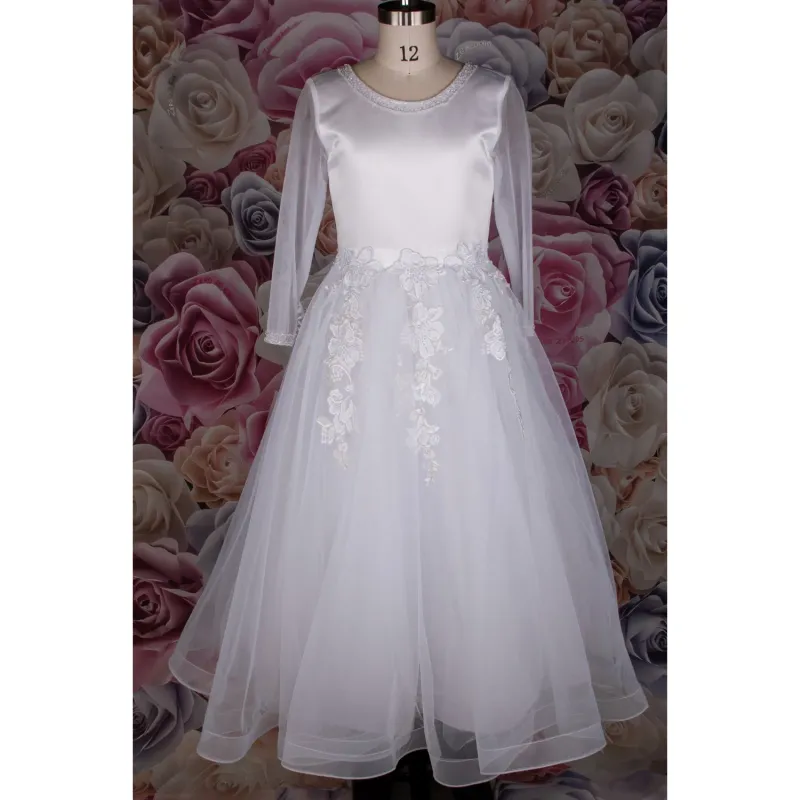 DRESS AN13 LACE WST SKIRT APPL