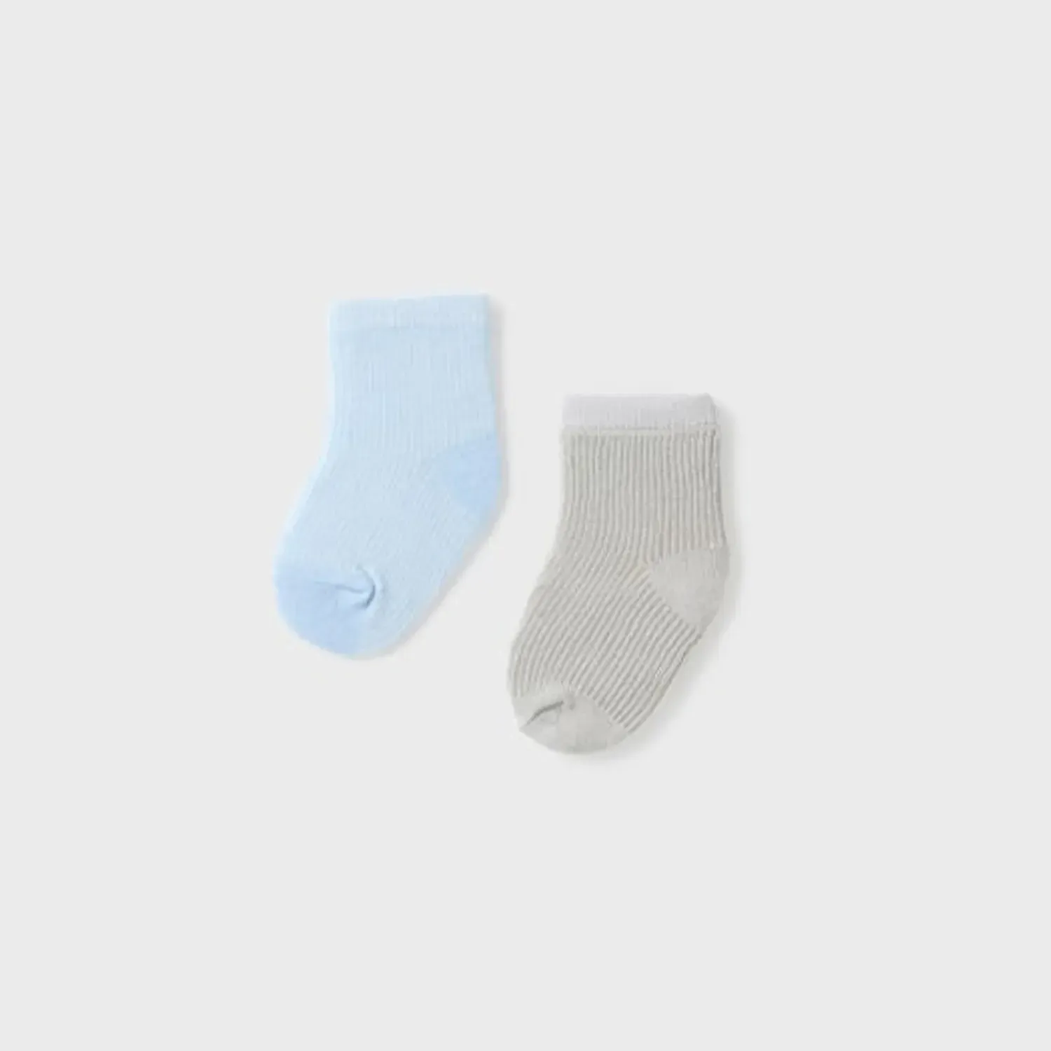 2PC SOCK SET LIGHT BLUE OR GREY / 9587-023