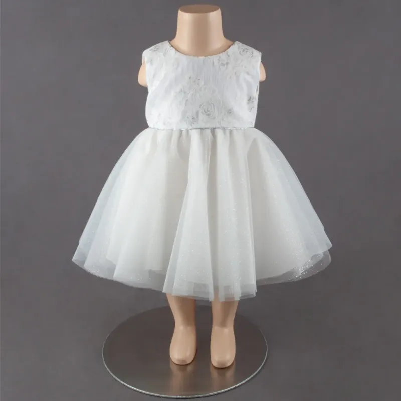 DRESS805 SPARKLY TULLE&BOW&S