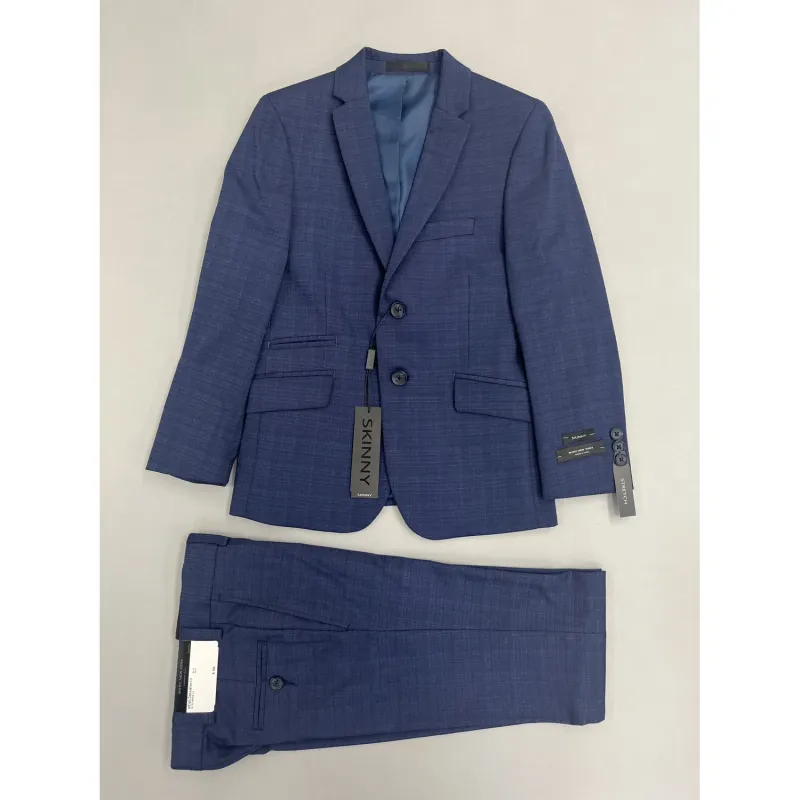 FORMAL SUIT MID BLUE SKINNY FIT TONE ON TONE DRESSY / BCWL2MAW0673