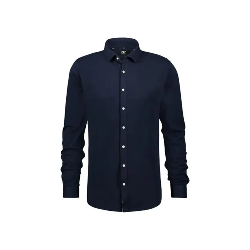 SHIRT NAVY SLIM FIT LONG SLEEVE COTTON / S0030B