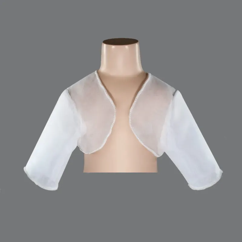 BOLERO JACKET WHITE CHIFF / 520A
