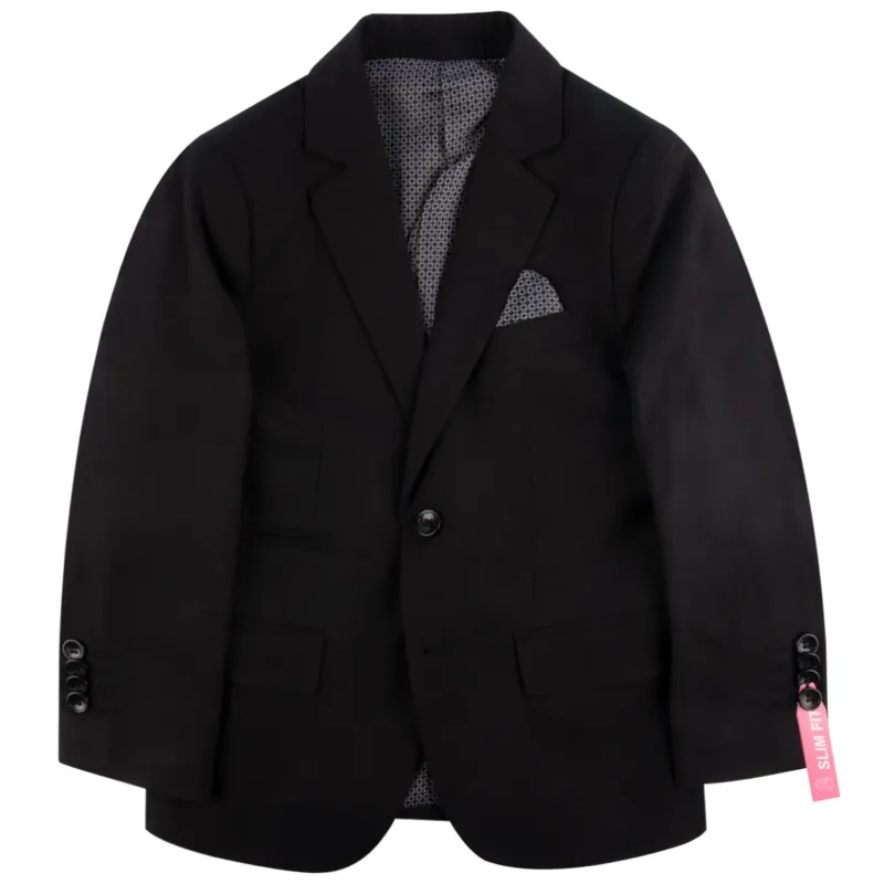 SUIT BLACK WOOL BLEND / ST2007