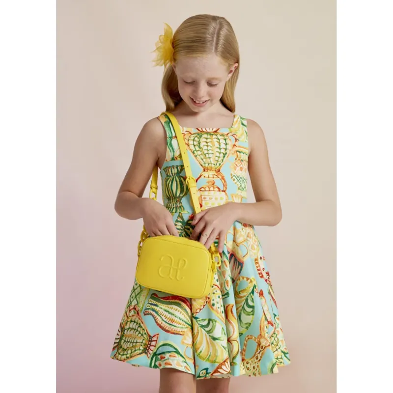 SQUARE PURSE LEMON EMBOSSED LOGO / 5451-027