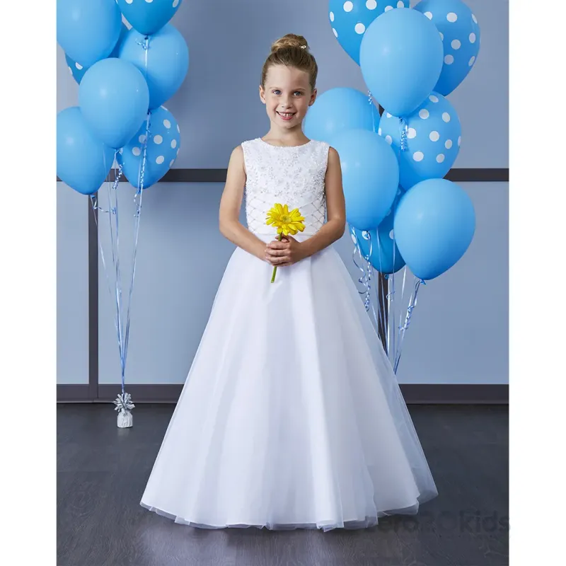 GOWN 1928 B / BEAD / PEARL BOD TUL