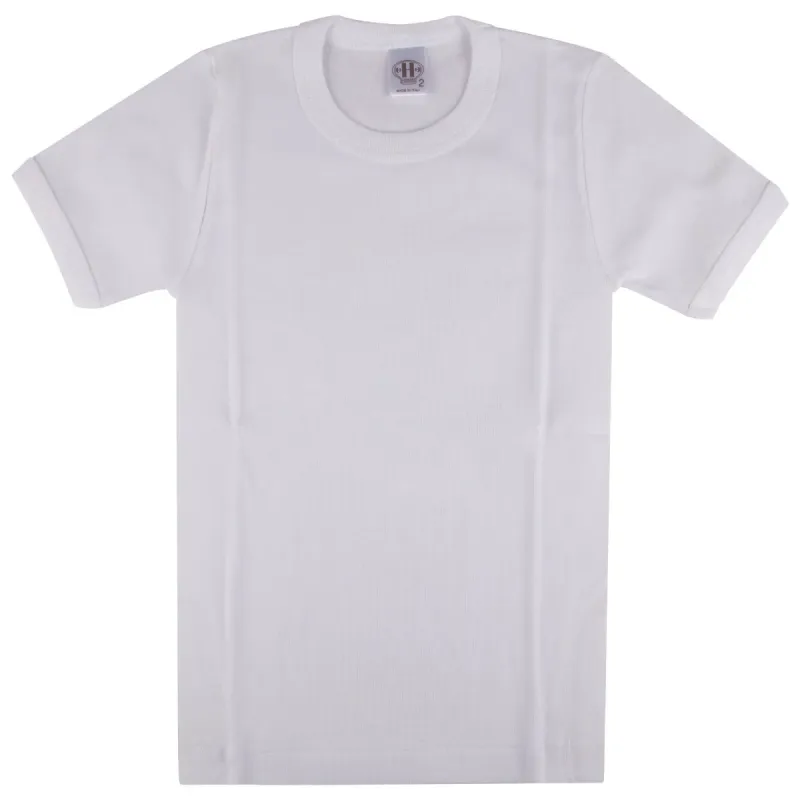 UNDERSHIRT SHORT SLEEVE WHITE BOY'S / 250