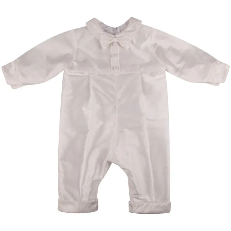 SILK ROMPER CRISS CROSS TRIM / 510