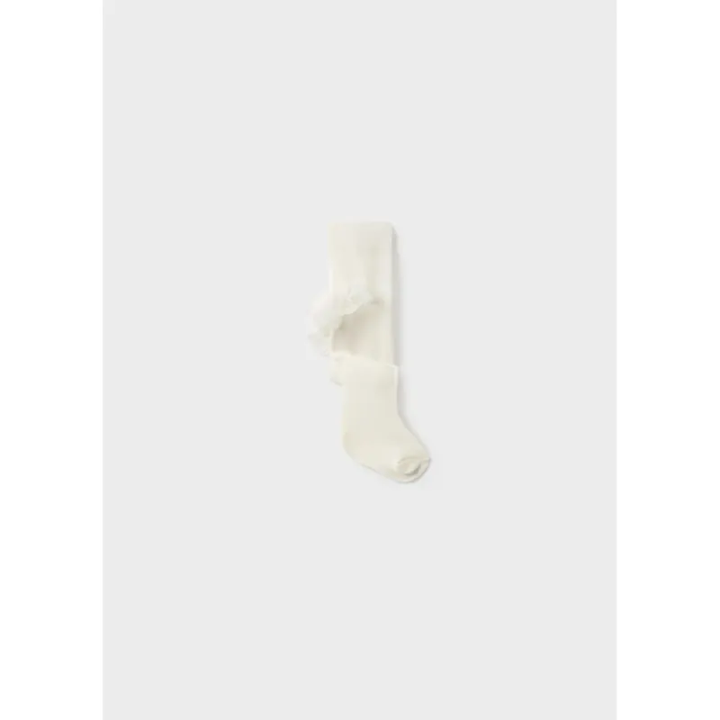 RUFFLED PANYHOSE OFF WHITE / 9584-011