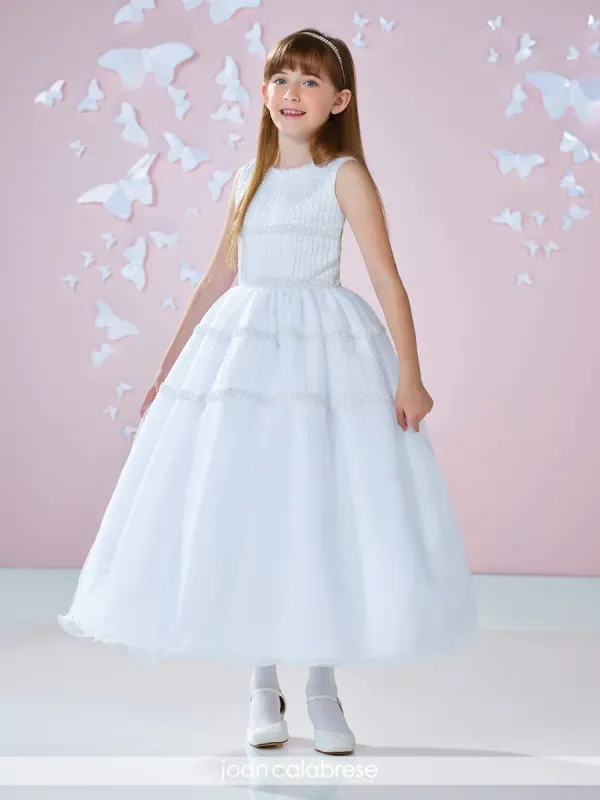 COM DRESS 117345 EMB TUL BEADS