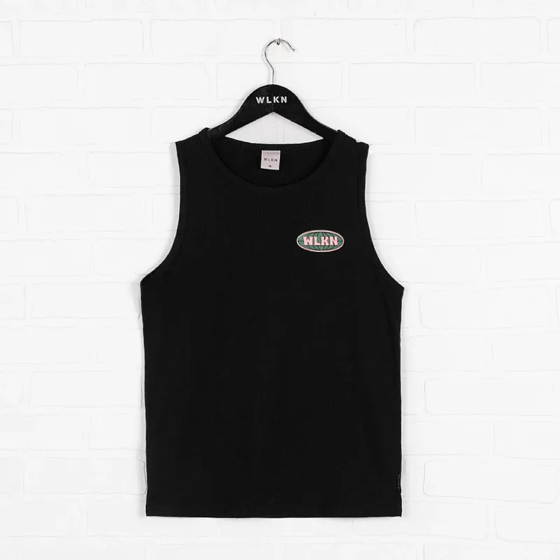 TANK TOP BLACK PINK GREEN LOGO / 23SP-TJK04