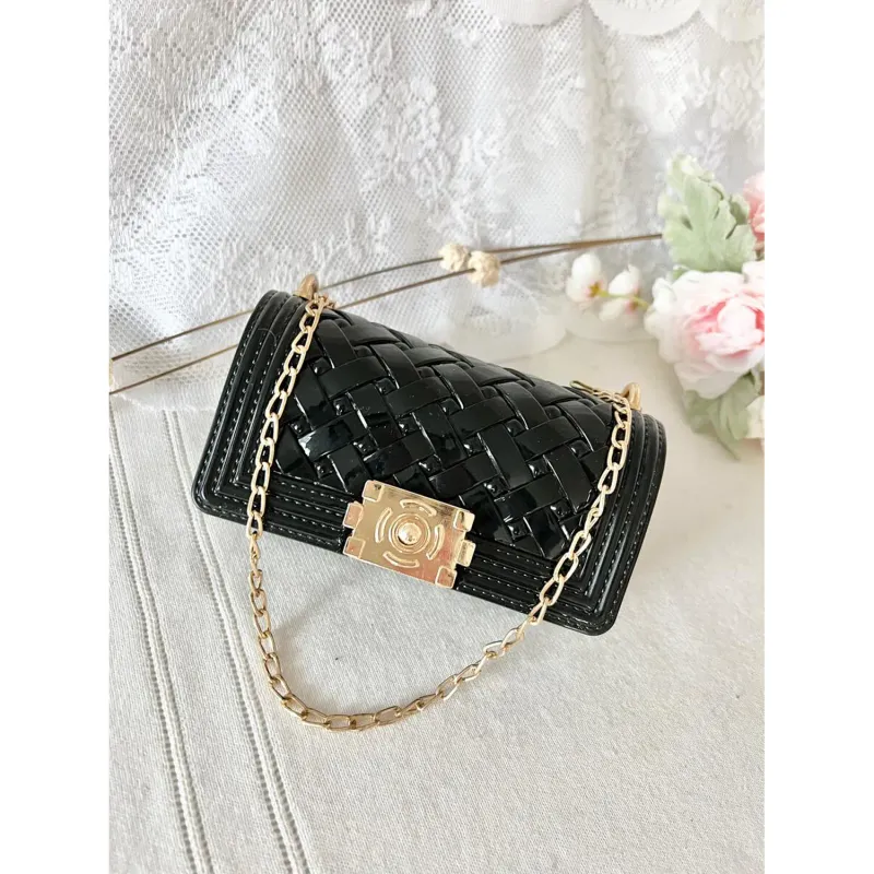 PURSE BLACK JELLY CLASSY / PS321029
