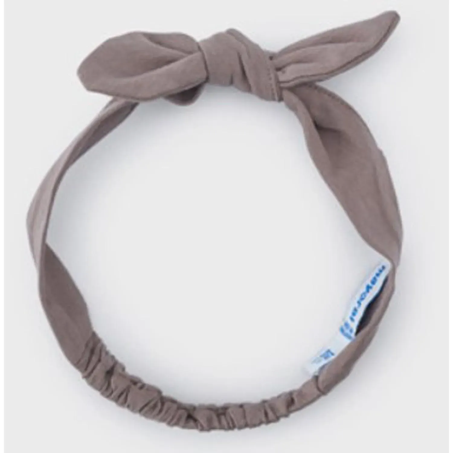 HEADBAND BROWN SOFT STRETCH BOW TRIM / 10293