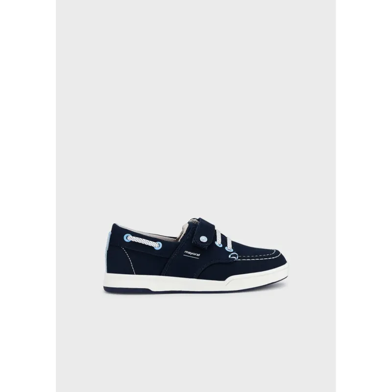 BOAT SHOE NAVY WHITE & BLUE TRIM / 43473-069