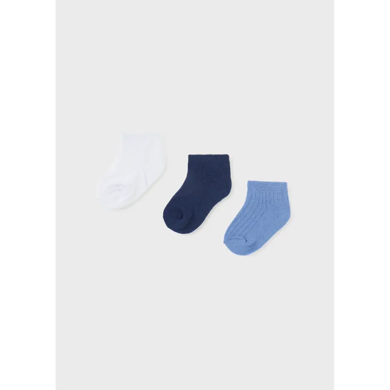 3PACK SOCKS BLUE NAVY & WHITE / 10650-061
