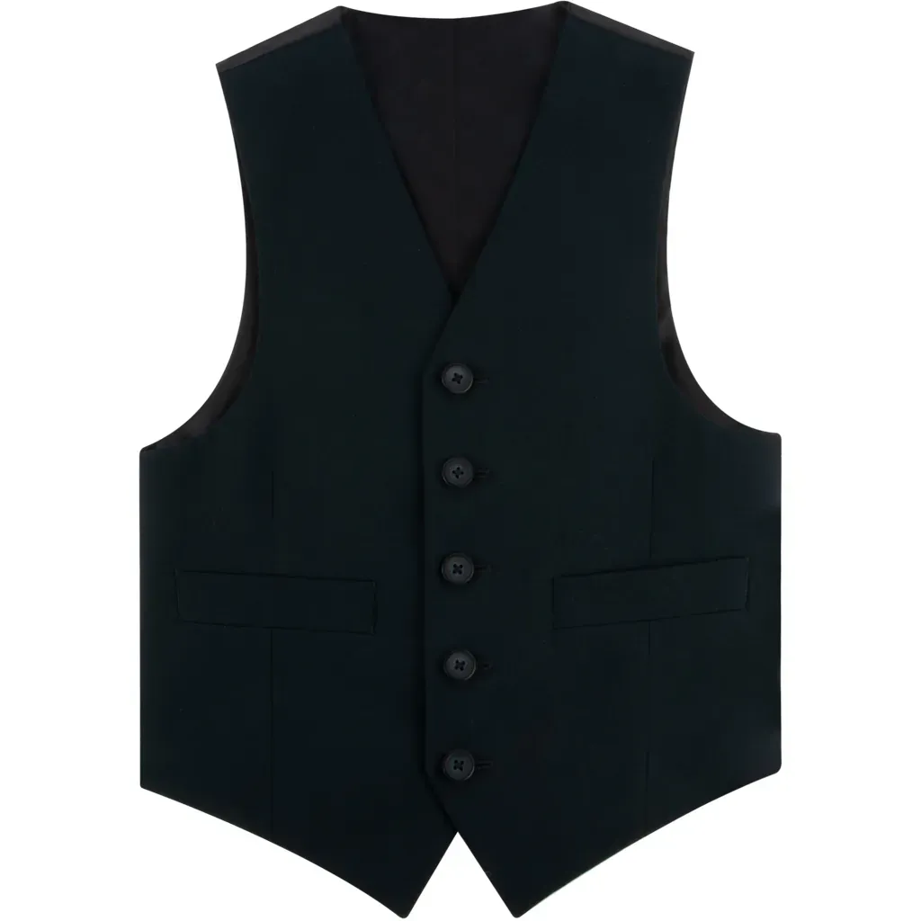 VEST BCBCVM7W000 5BUT NVY 2PO