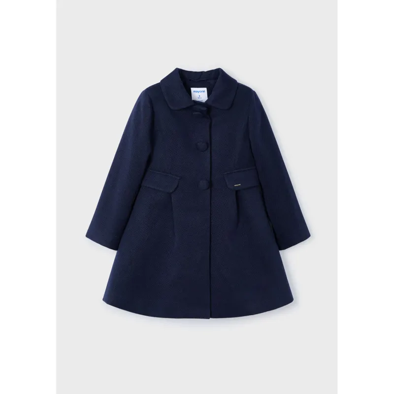 NAVY COAT SNAP CLOSURE / 4484-076