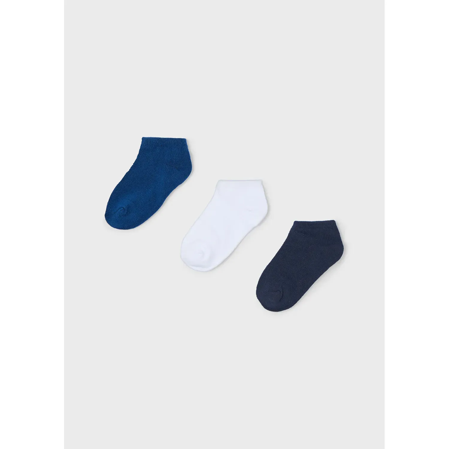 3PC SHOE SOCK SET NAVY WHITE & BLUE / 10706-024