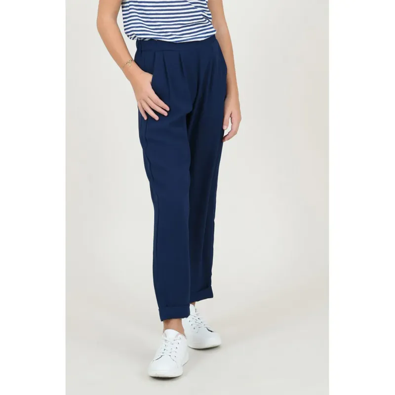 PANT NAVY WOVEN ADJ WAIST / T1227P20