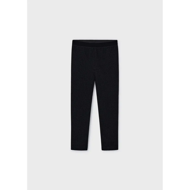 BLACK PRINTED LEGGING BLACK ON BLACK / 4702-040