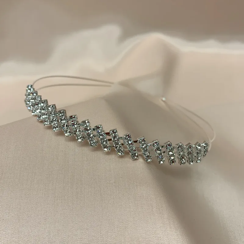 HEADBANDCROWN RHINESTONES SMALL PATTERN
