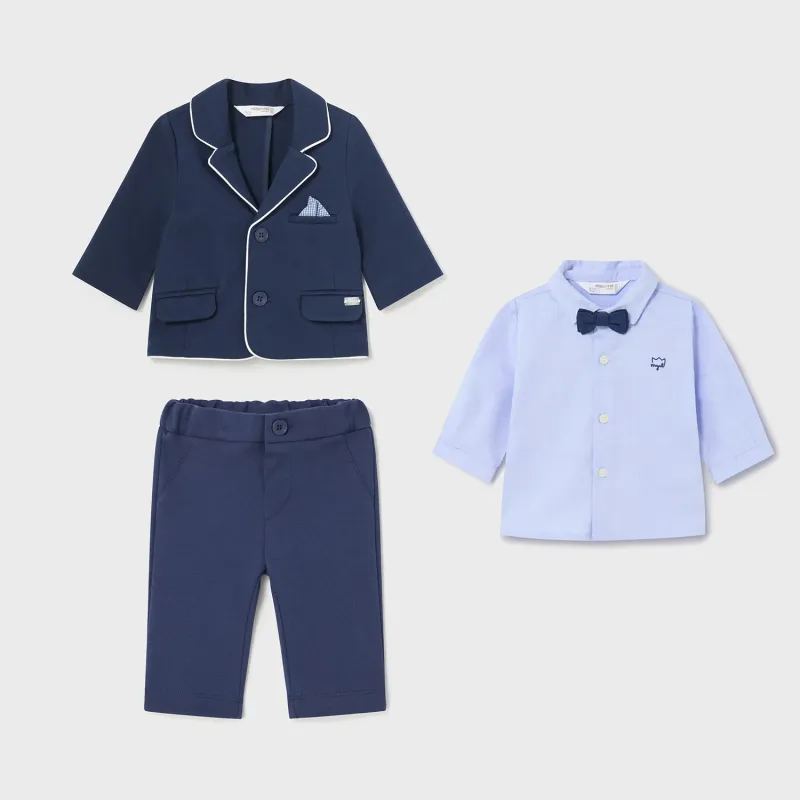 4PC SUIT SET NAVY & BLUE / 1430-97-1196-25-1537-31