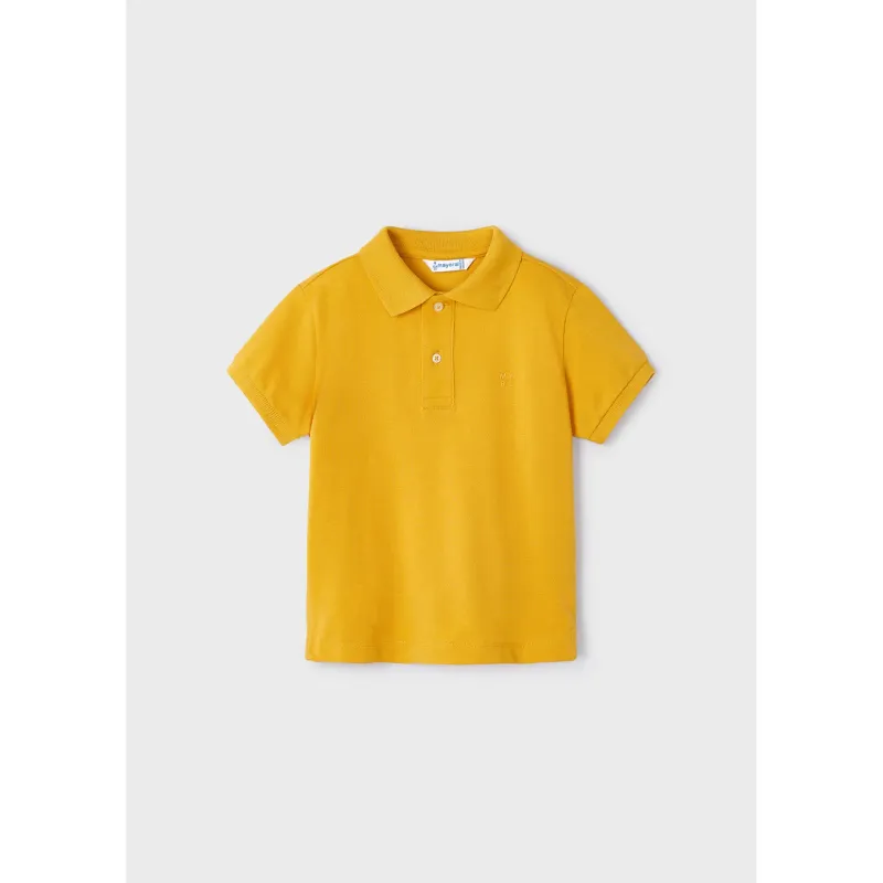 POLO TOP YELLOW SHORT SLEEVE BASIC / 150-038