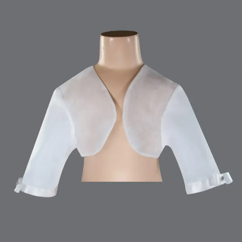 BOLERO JACKET WHITE CHIFF / 519B