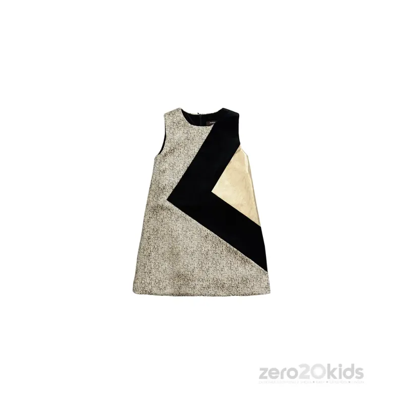 DRESS KYLIE 3TONE GOLD / BLK / G