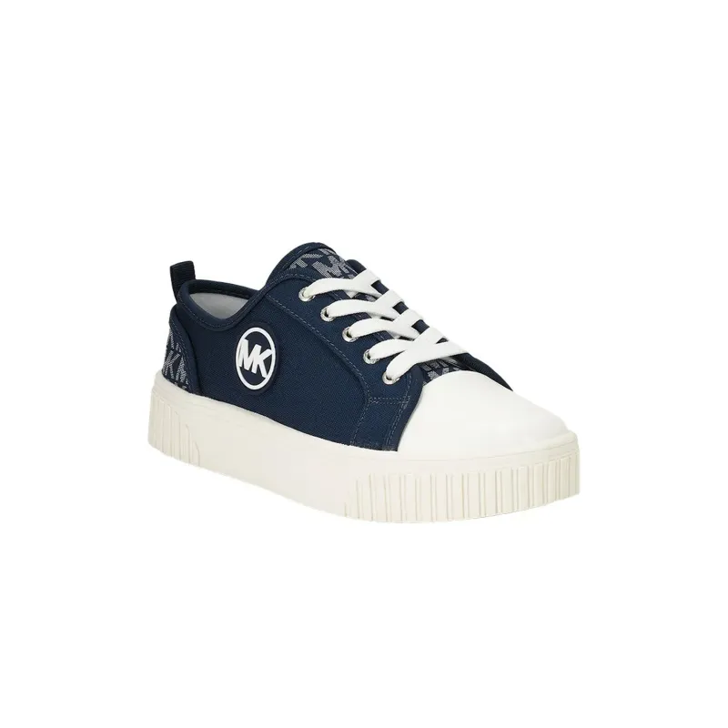 SHOE NAVY WHITE LACES MK LOGO / MI100929C-405
