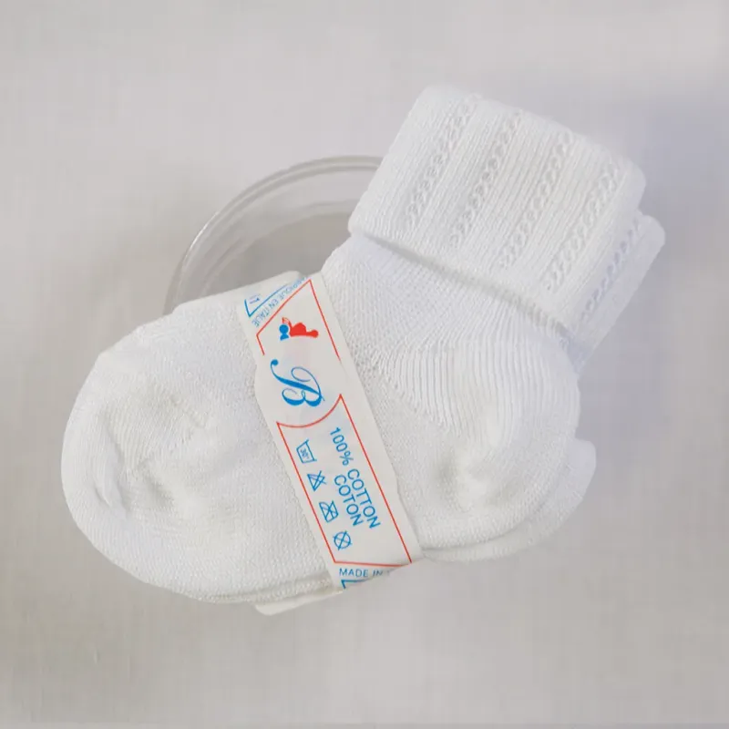 SOCK 220 BABY WHITE CO