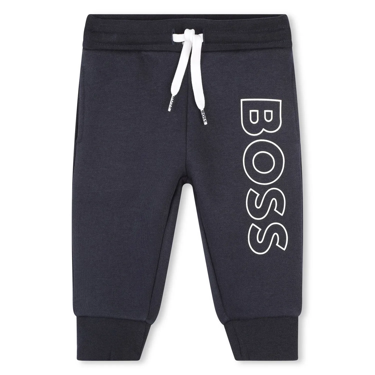 SWEAT PANT NAVY WHITE BOSS LOGO / J04480-849