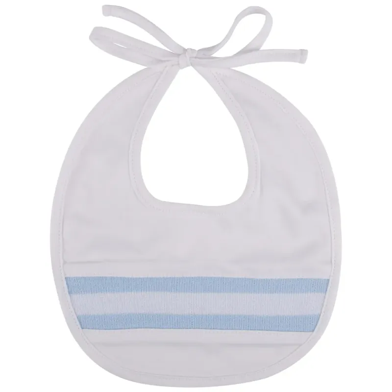 1 BIB WHITE BLUE 2 TONE STRIPE / 803