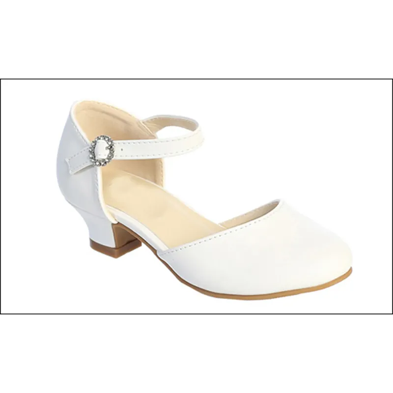 WHITE SMALL HEEL / TTS150-SHOE