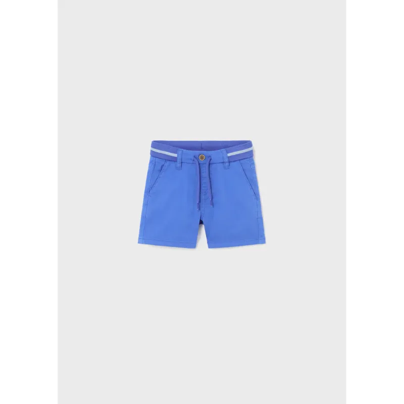 SHORT BLUE ELASTIC WAIST / 1242-040