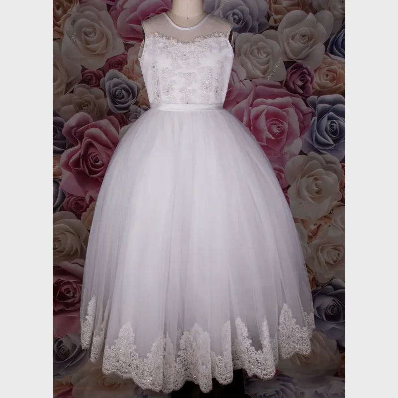 DRESS 118318 BEAD LACE BOD / HEM