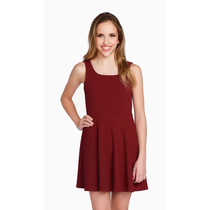 DRESS RUBY CROSSOVER BACK FLA