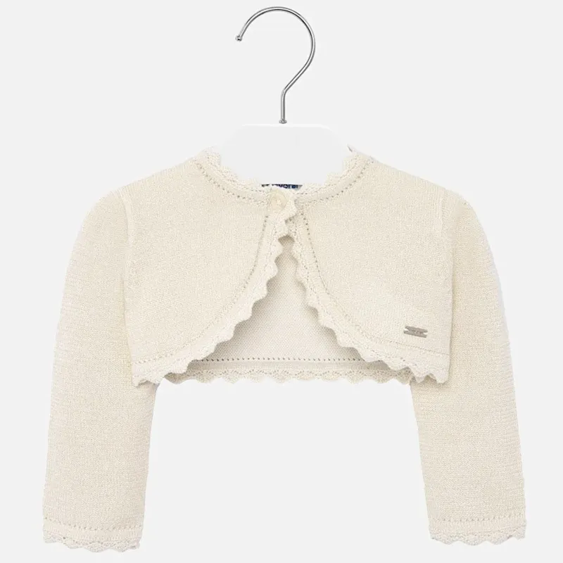 KNIT CARDIGAN SAND CRO / 306-078